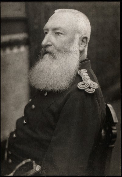 Portrait of Leopold II, King of Belgium by French Photographer